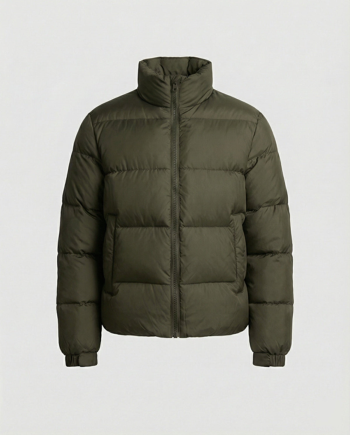 Men's Puffer Jacket Made of Duck Feathers with Warmth & Hood | Oak & Coral