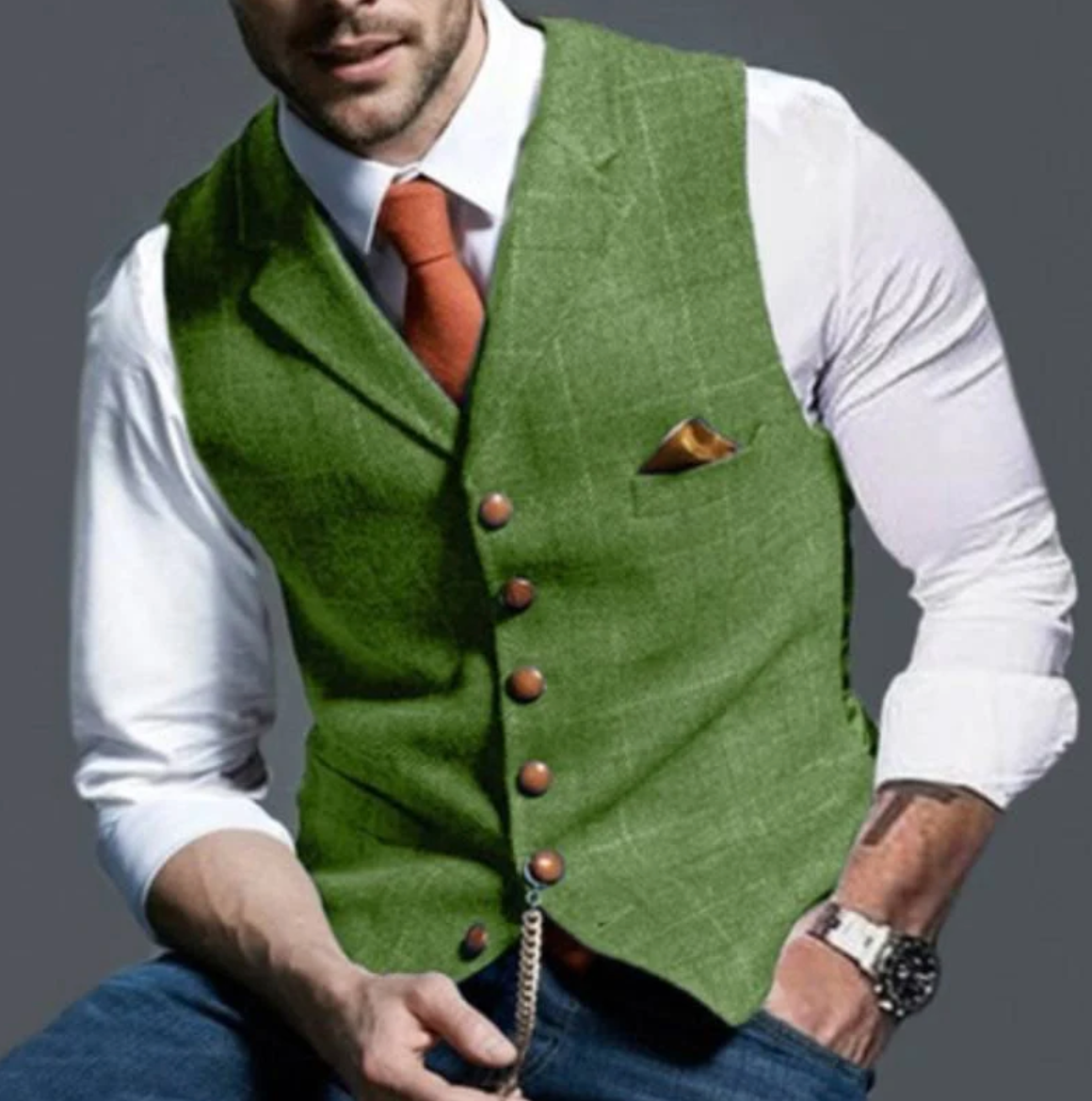 Men's Vintage Suit Vest
