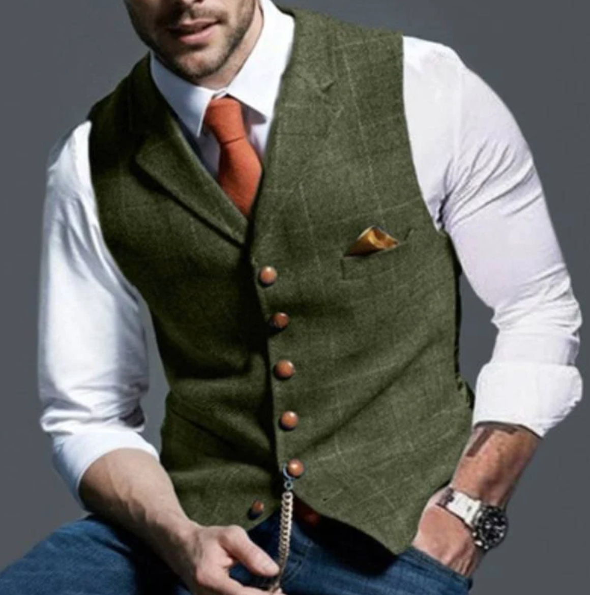 Men's Vintage Suit Vest