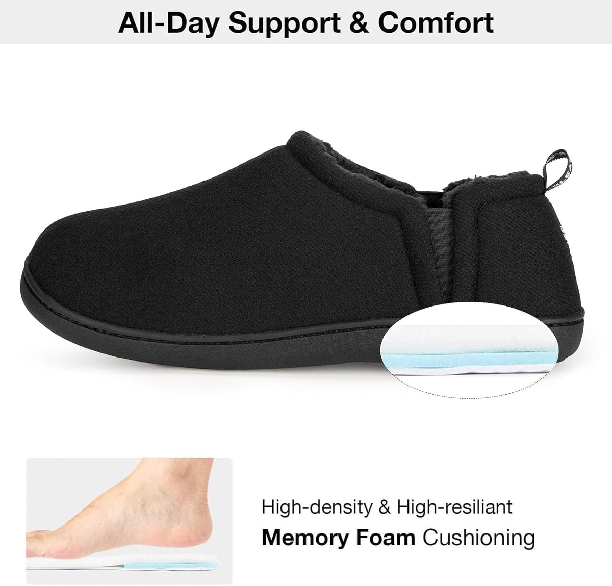 Men's Warm Winter Slippers - Noah
