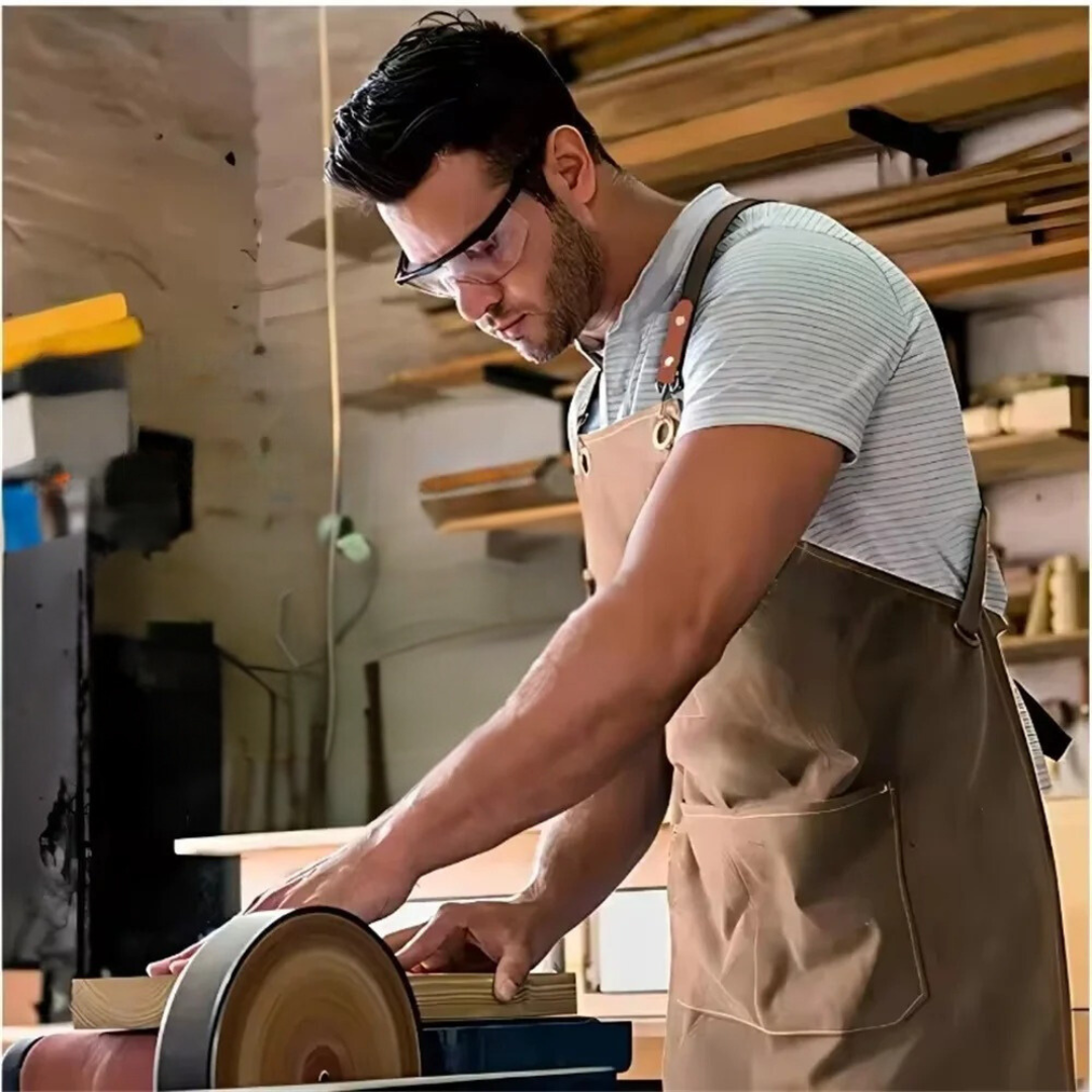 Men's Work Apron with Adjustable Strap