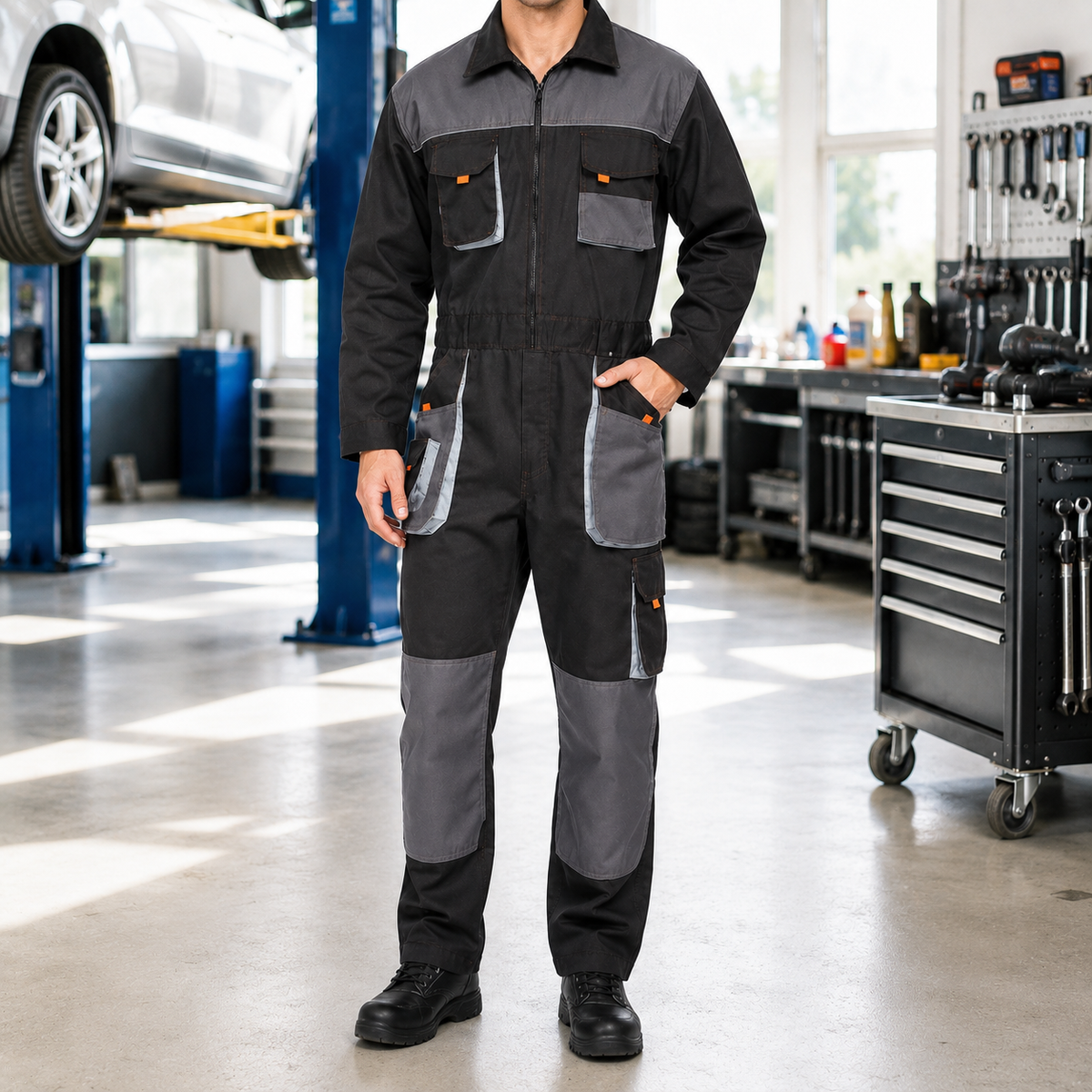 Multi-Pocket Work Overall