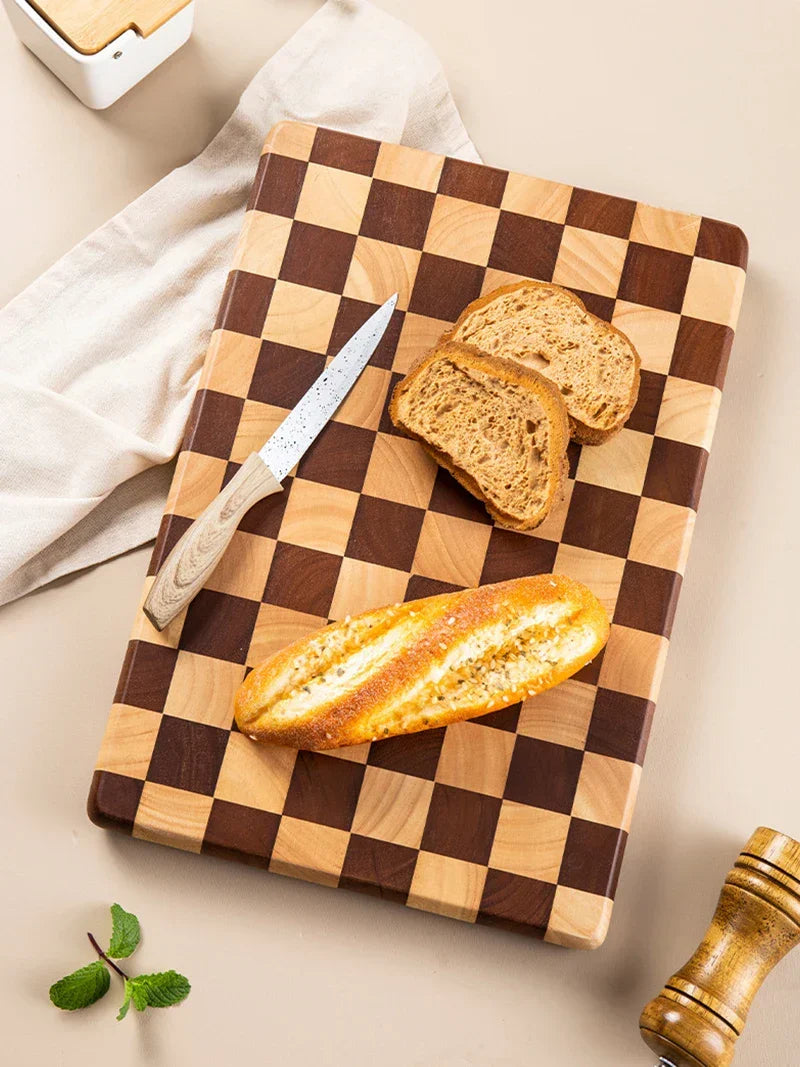 Non-Slip Acacia Wood Cutting Board for Stylish and Safe Use