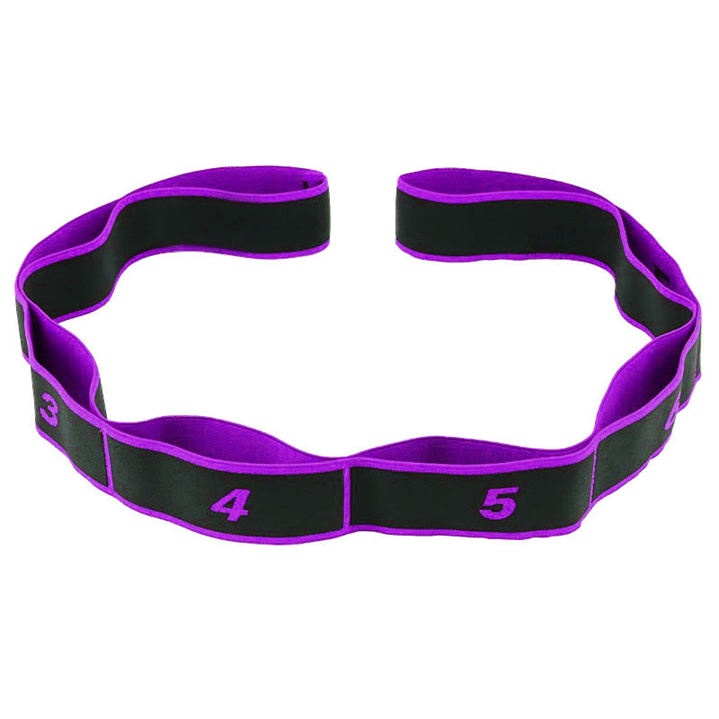 Numbered Multi-Loop Resistance Hip and Glute Training Band