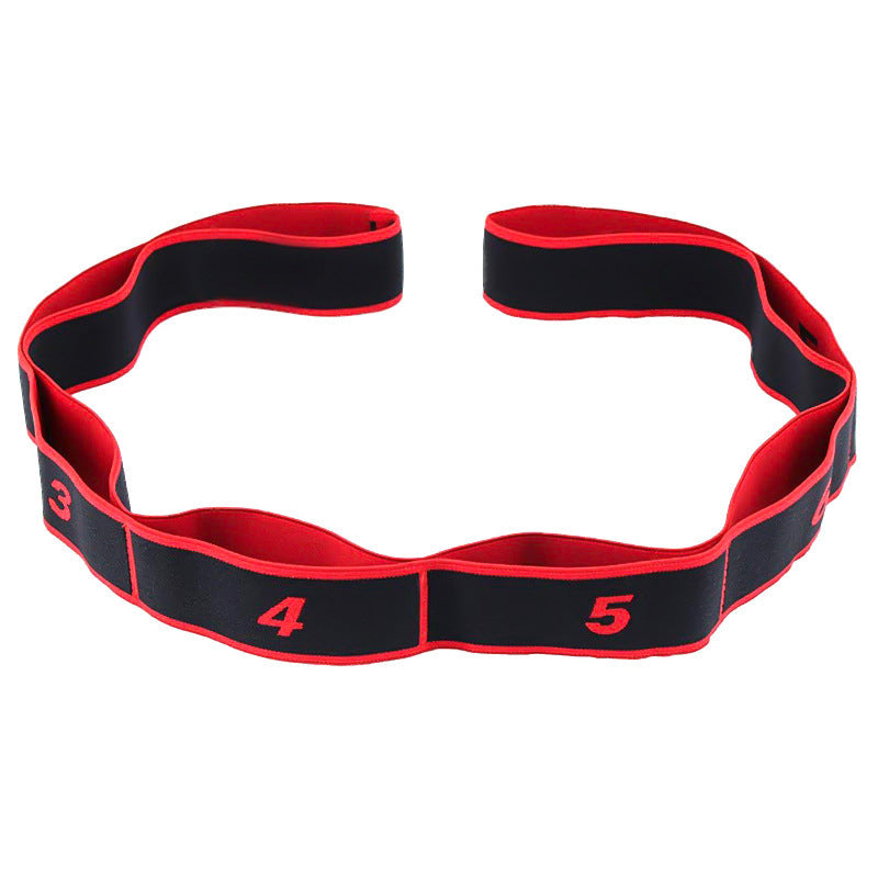 Numbered Multi-Loop Resistance Hip and Glute Training Band