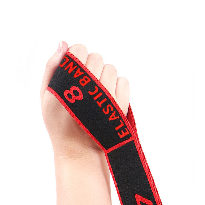 Numbered Multi-Loop Resistance Hip and Glute Training Band