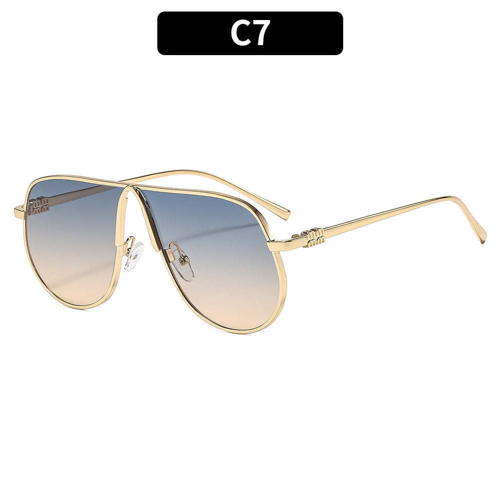 Oversized Aviator Sunglasses