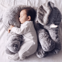 PLUSHELEPHANT - Adorable Elephant Pillow for Hugs & Play