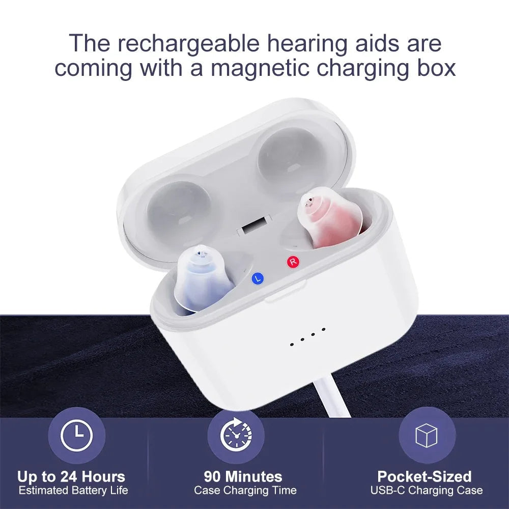 Rechargeable Invisible Hearing Aids
