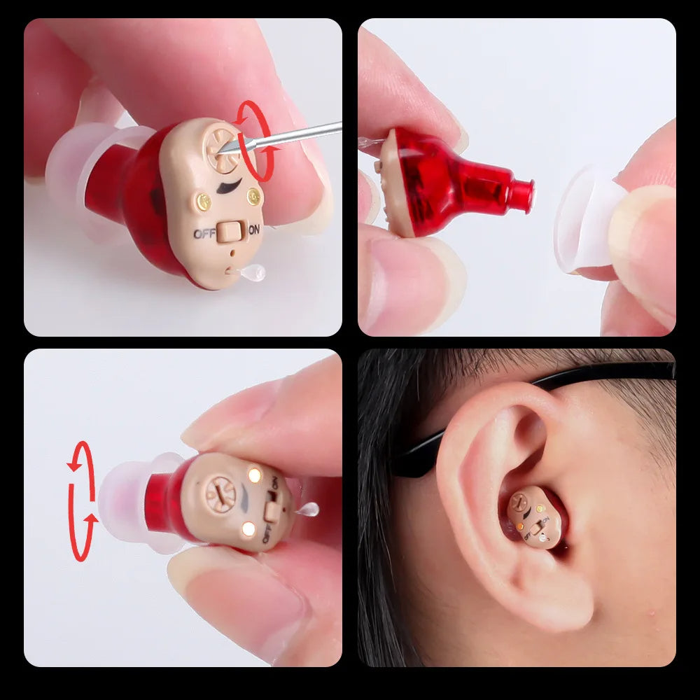 Rechargeable Invisible Hearing Aids