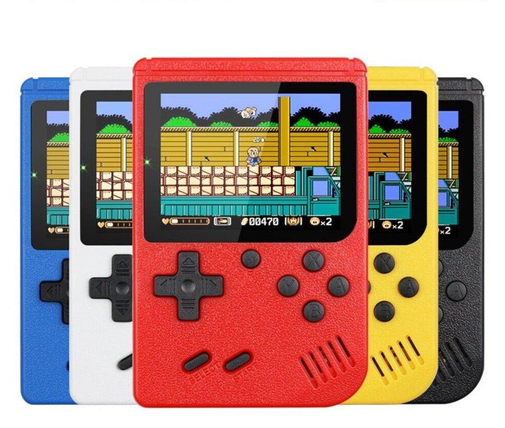 Retro Game Player - Over 400 Games Nostalgia Oak & Coral