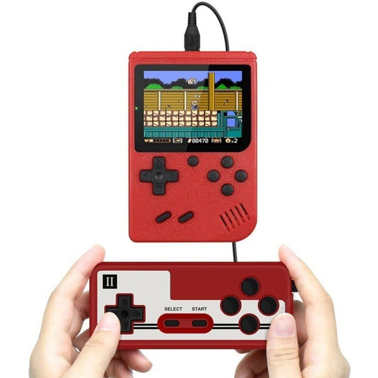 Retro Game Player - Over 400 Games Nostalgia Oak & Coral