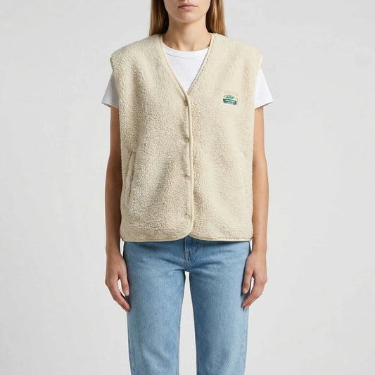 Sleeveless Open-Front Vest