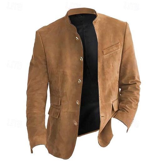 Soft Stand-Collar Jacket