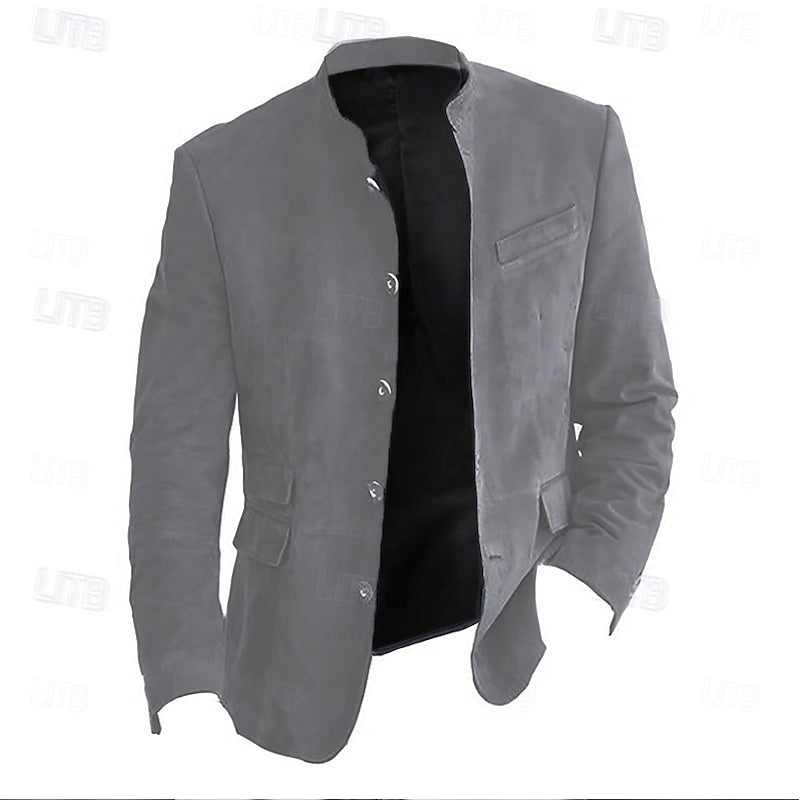 Soft Stand-Collar Jacket