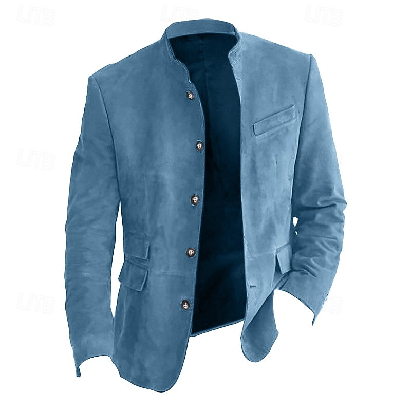 Soft Stand-Collar Jacket