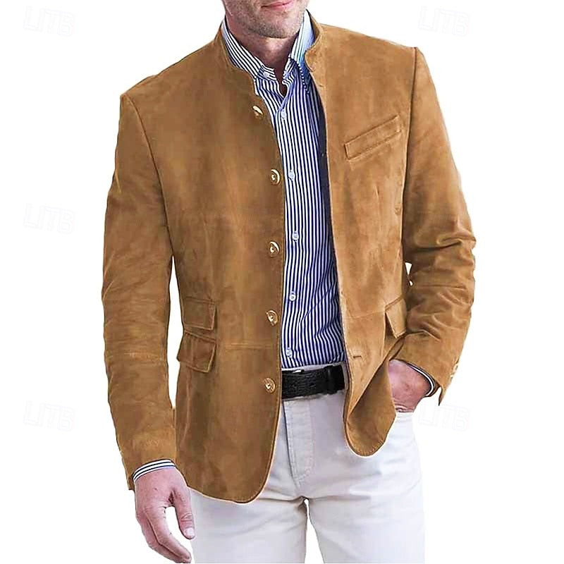 Soft Stand-Collar Jacket