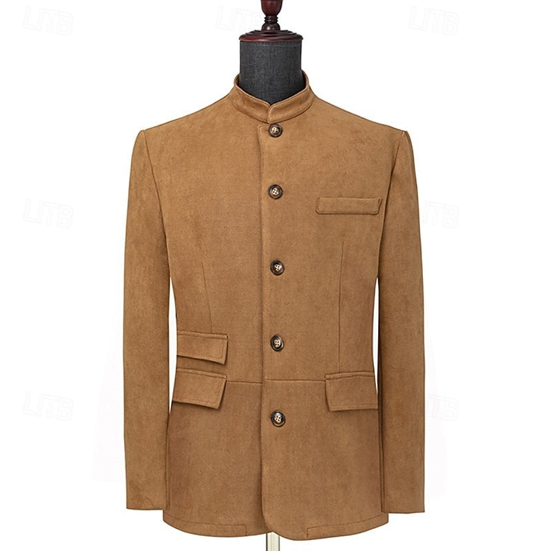 Soft Stand-Collar Jacket
