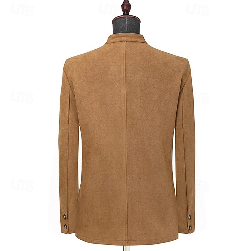 Soft Stand-Collar Jacket