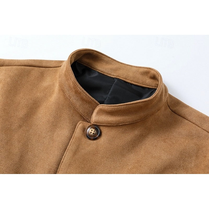 Soft Stand-Collar Jacket