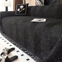Stripe Herringbone Sofa Cover