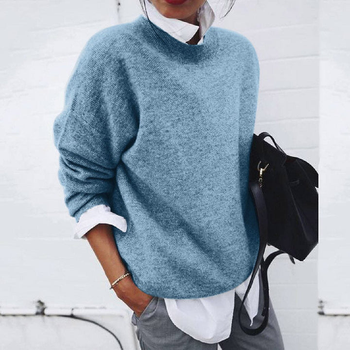 The Soft and Warm Oak & Coral Sweater