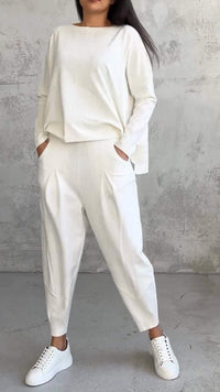 Oak & Coral | Relaxed Cotton Leisure Set