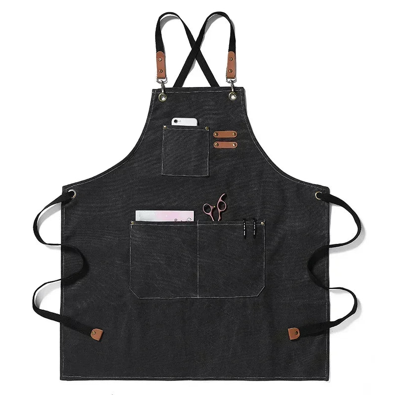 Unisex Lightweight Canvas Apron - Durable Fabric