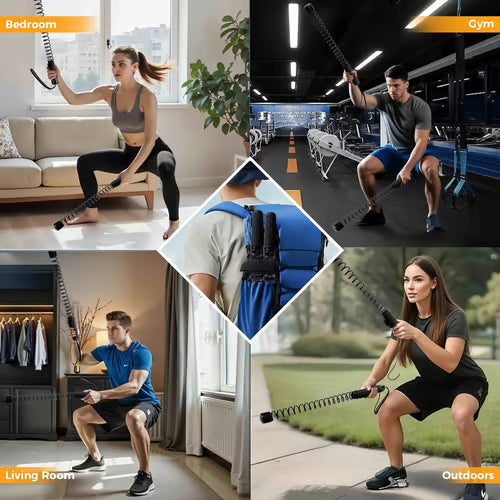 Vetrax Ropes — Compact Full-Body Training Ropes with Ergonomic Handles