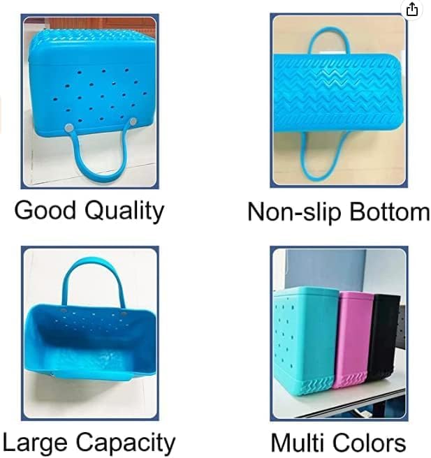 Washable EVA Beach Tote Bag with Vent Holes