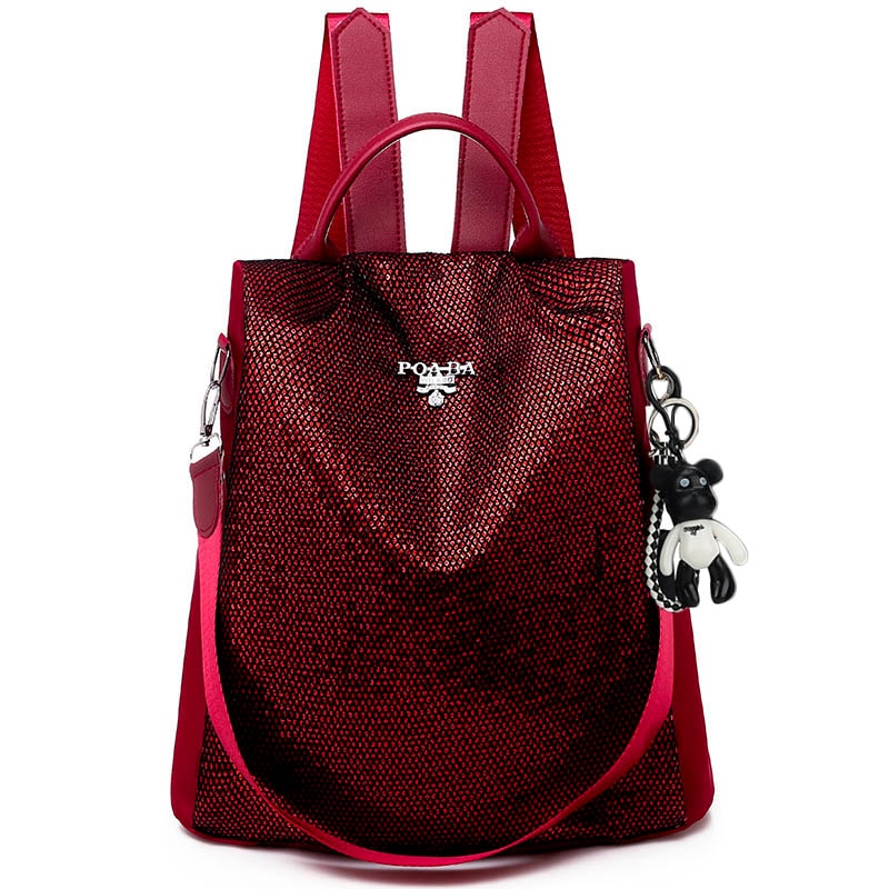 Water-Resistant Anti-Theft Backpack – Hidden Back Access & Multi-Pocket Design