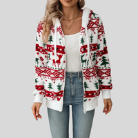 Women's Christmas Pattern Hoodie