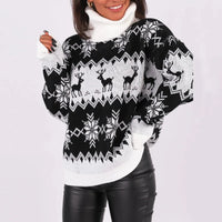 Women's Cozy Knitted Christmas Holiday Sweater
