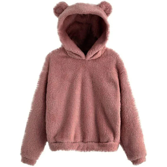Women's Hoodie with Bunny Ears - Soft and Stylish Design