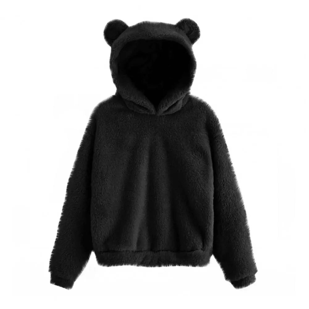 Women's Hoodie with Bunny Ears - Soft and Stylish Design