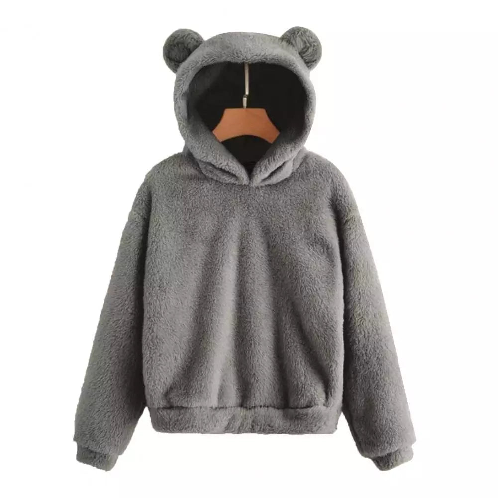 Women's Hoodie with Bunny Ears - Soft and Stylish Design