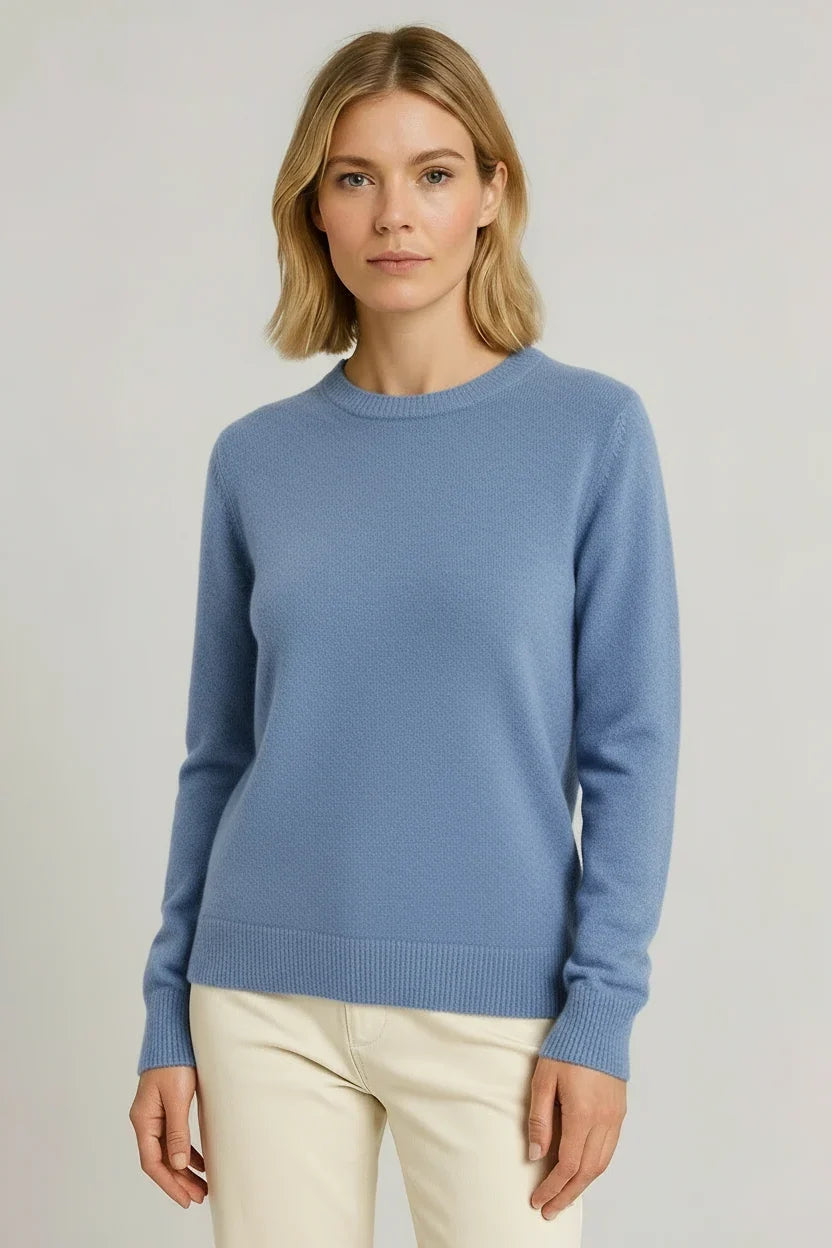 Women's Long-Sleeve Cashmere Crewneck Sweater
