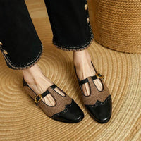 Women's Minimalist Buckle-Strap Mary Jane Loafers
